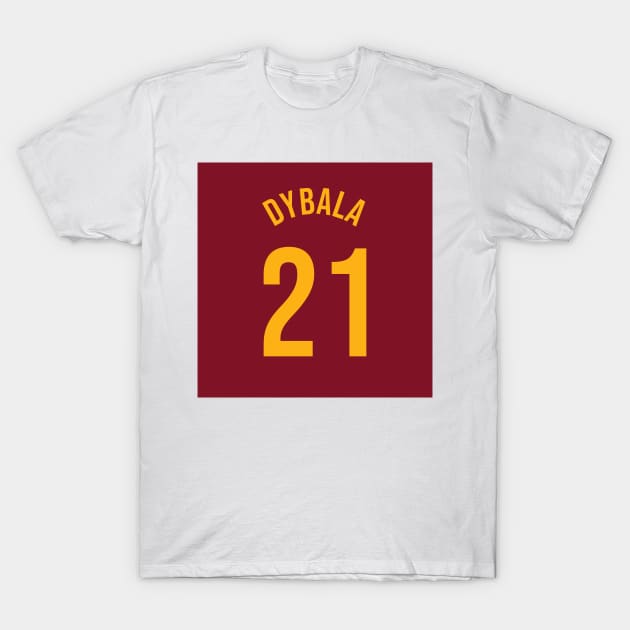 Dybala 21 Home Kit - 22/23 Season T-Shirt by GotchaFace